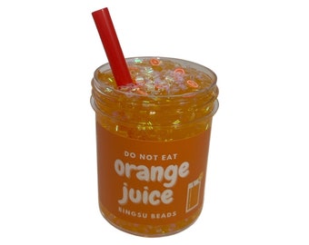 Orange juice bingsu slime