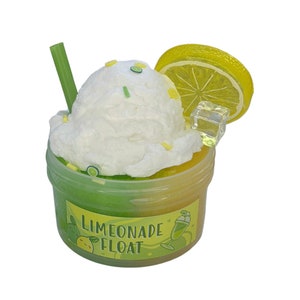 Limeonade float 8 oz DIY clay slime