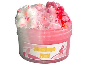 Flamingo Fluff 8oz Cloud Slime