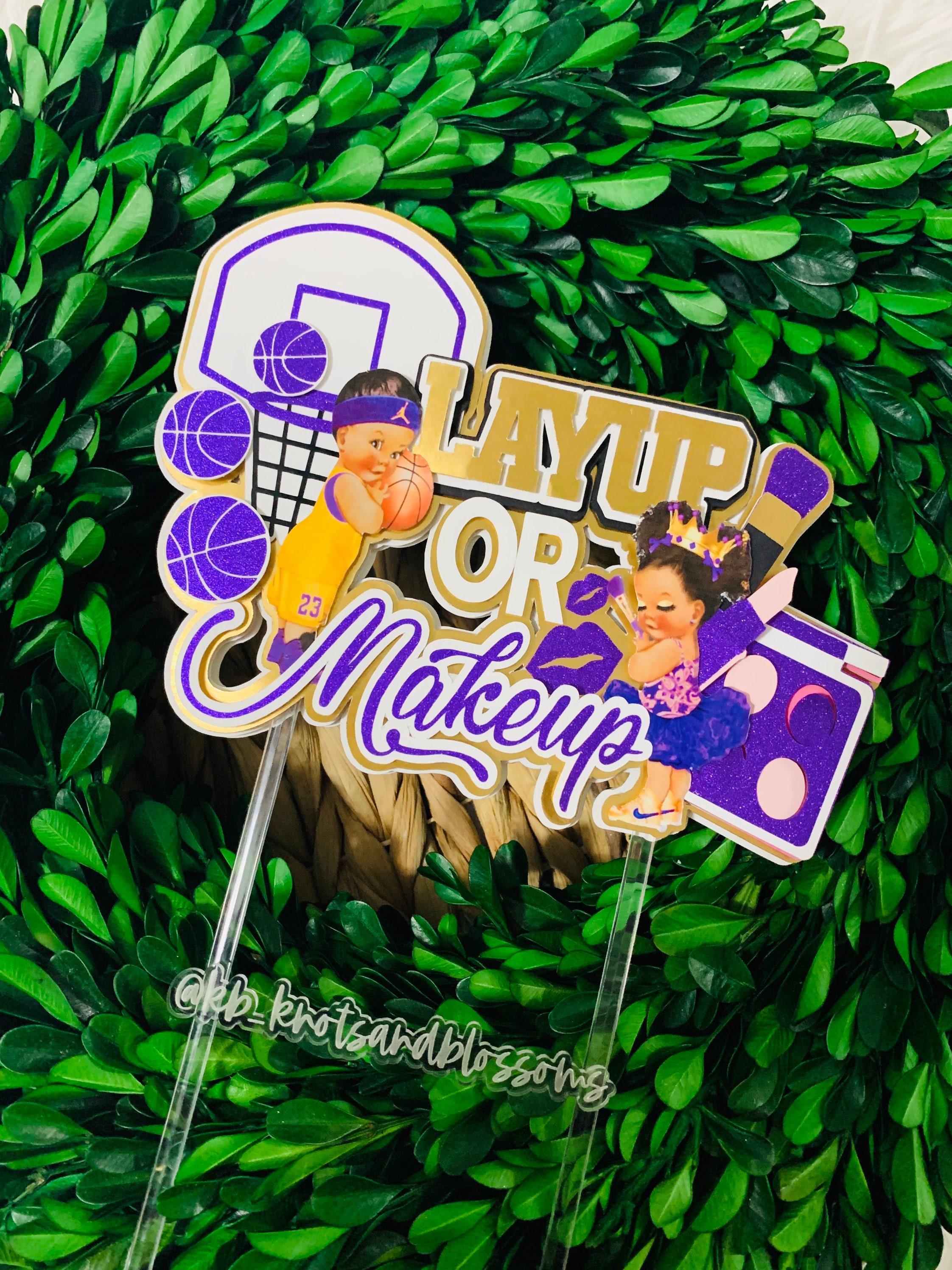 Layup or Makeup Cake Topper Yellow Baby Boy Purple Baby - Etsy Layup or Makeup Cake Topper Yellow Baby Boy Purple Baby - Etsy