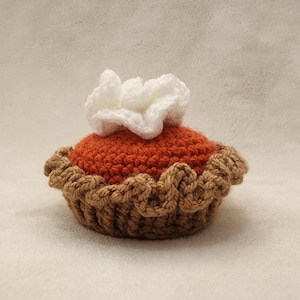 PDF ONLY | DIY Pie Crochet Pattern - Pumpkin Pie, Banana Cream Pie, Apple Pie, Blueberry Pie