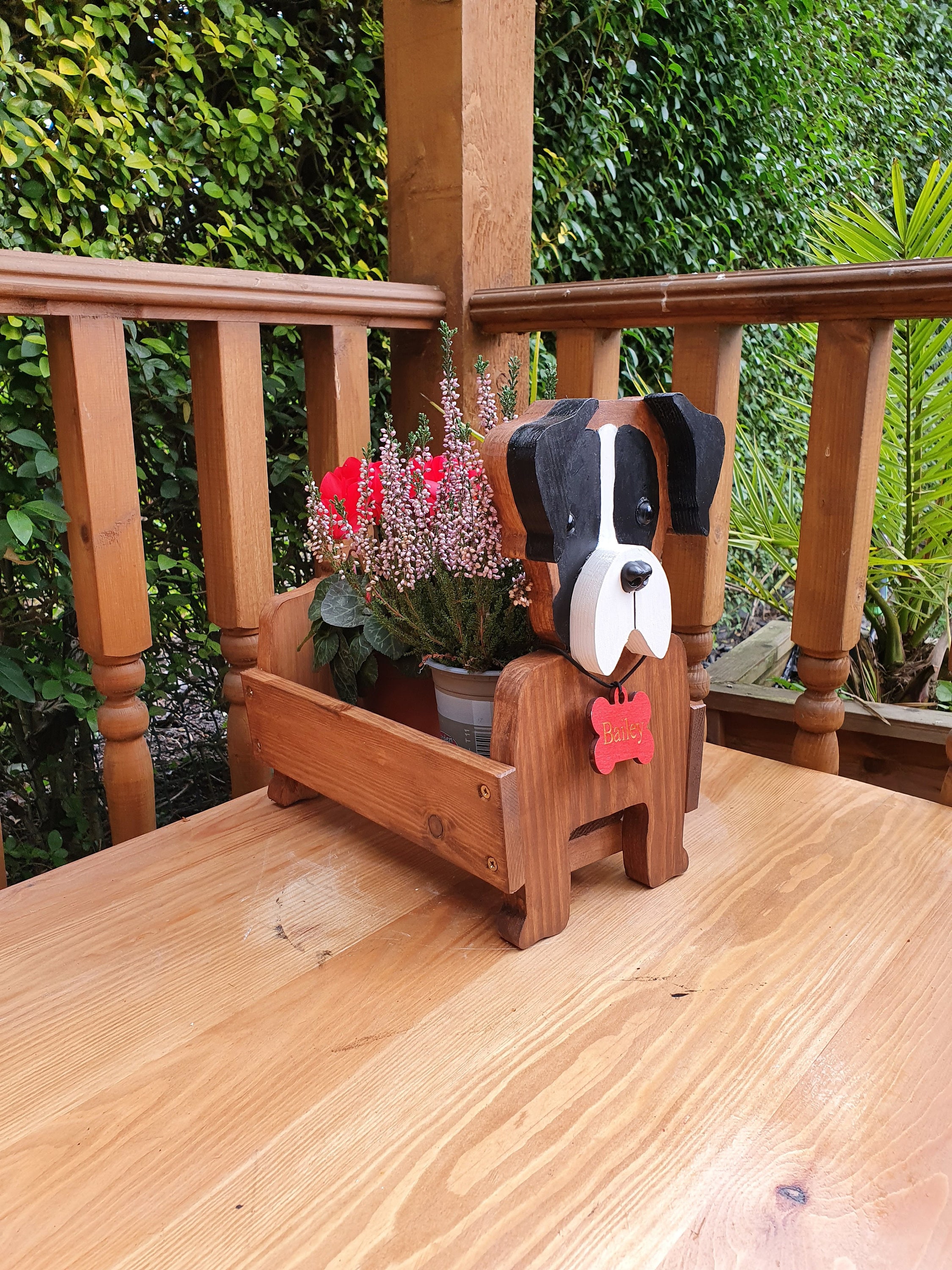 Boxer Pet Planter Dog Planter Birthday Gift Etsy