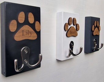 Personalised Lead Hanger, Dog Lead Hanger, Dog Lead Hook