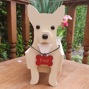 Chihuahua-Haustier-Übertopf, Hunde-Übertopf, Geburtstagsgeschenk