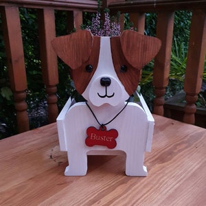 Jack Russell Haustier Pflanzer - Hundepflanzer - Gartenpflanzer - Geburtstagsgeschenk