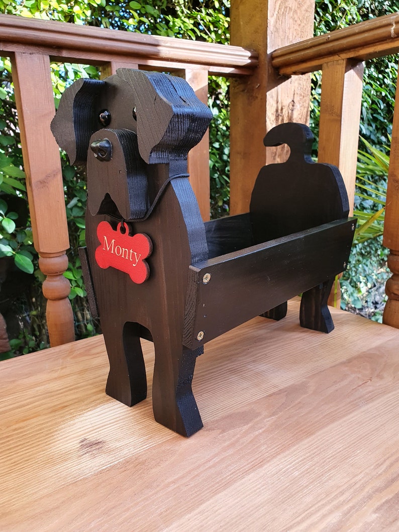 Black Labrador Pet Planter Dog Planter Garden Planter Etsy