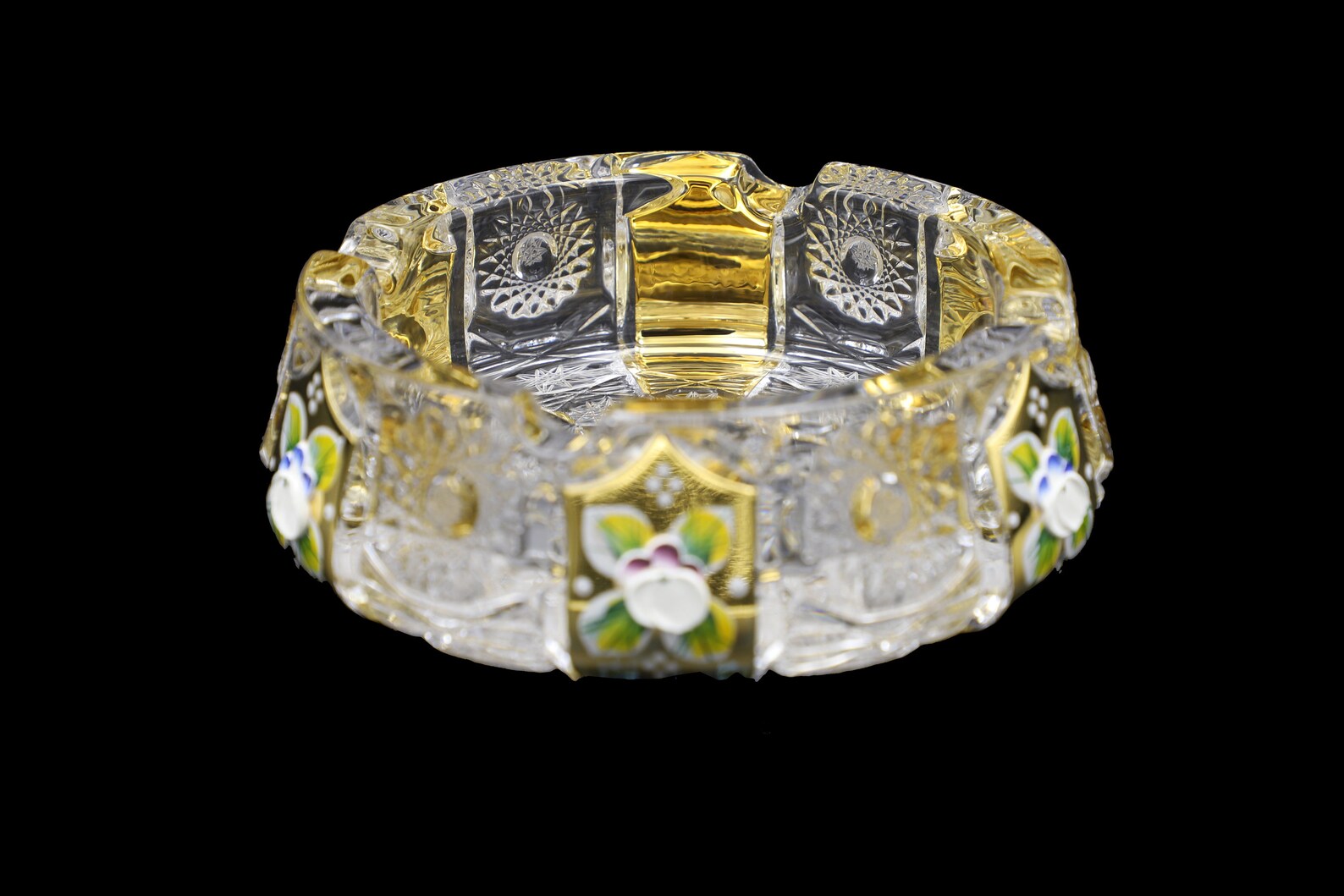 Fancy ashtray ashtrays ash tray crystal ashtray vintage Etsy