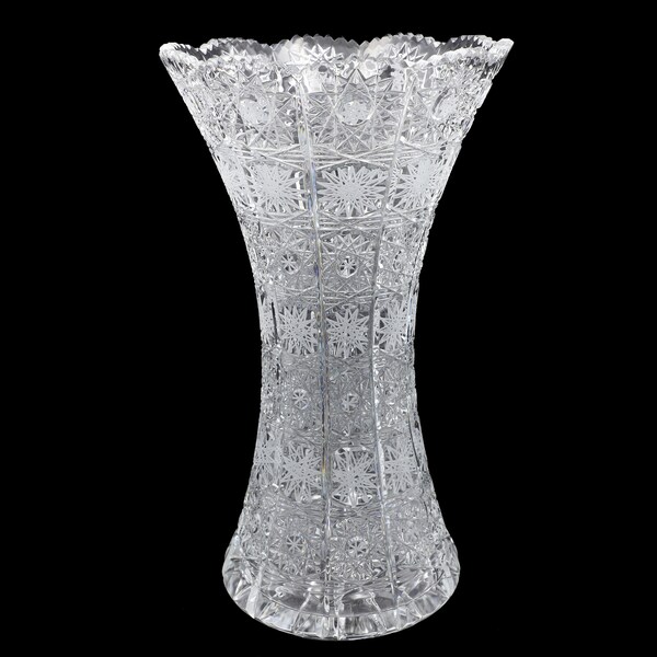 Crystal Flower Vase Etsy