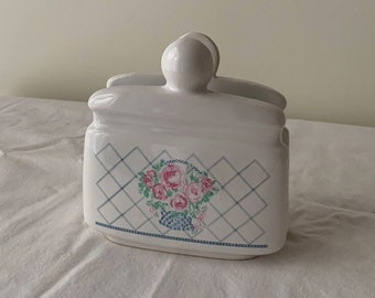 Vintage Coquette Ceramic Napkin Holder