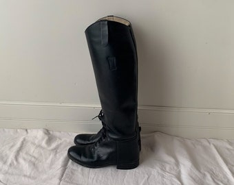 Vintage Equestrian Élan Leather Boots