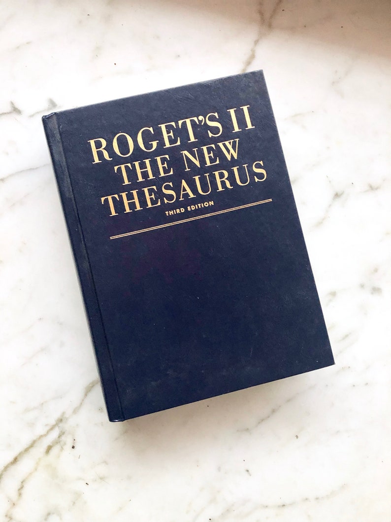 Roget's II the New Thesaurus Reference Book Vintage Etsy