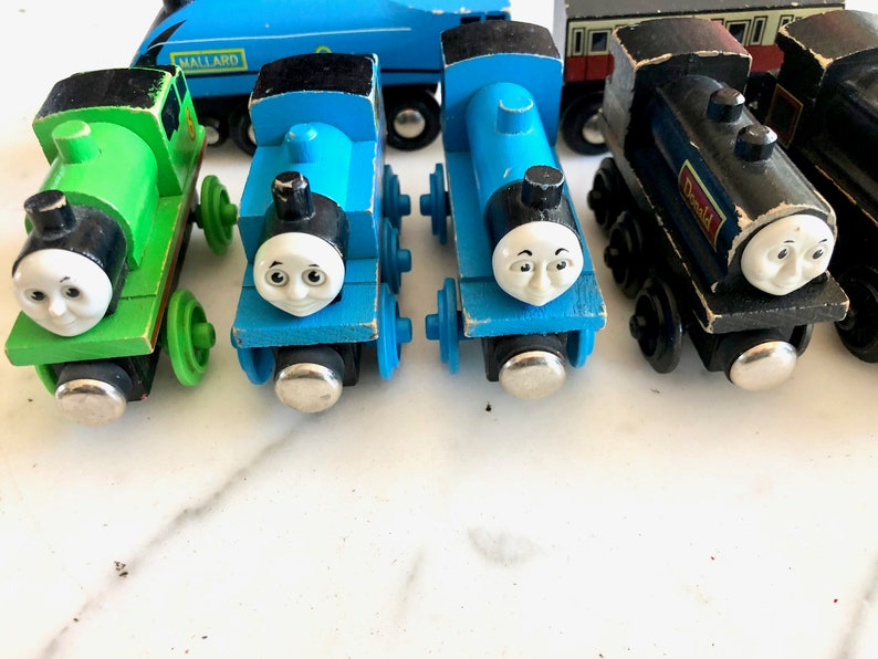 Collection Wood Thomas the Tank Engine Trains Vintage Lot | Etsy