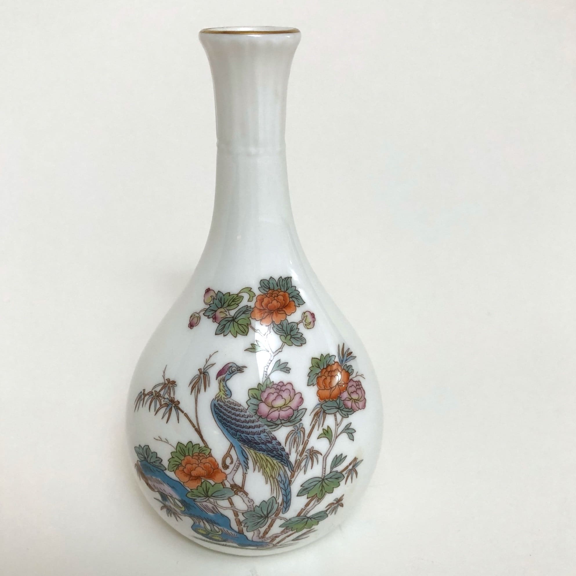 Wedgewood Kutani Crane Vase and Box Wedgewood Bud Vase Etsy