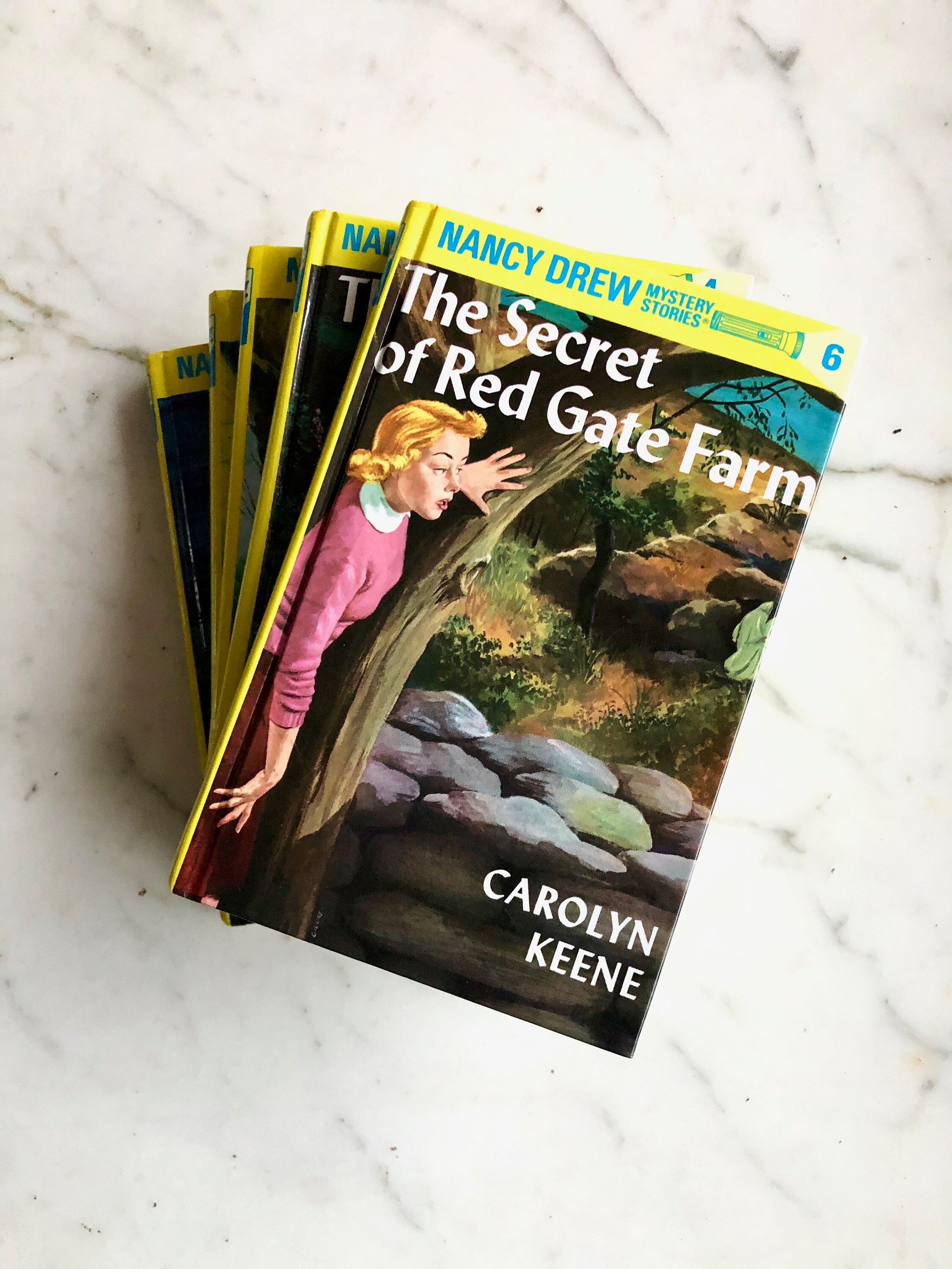 Vintage 1990s Nancy Drew Hardcover Books Yellow Nancy Drew Etsy