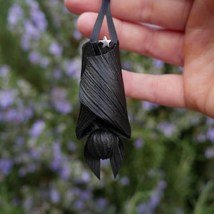 BABY BAT corn husk doll, Made to order, witchy gifts, altar supplies, art doll, witch poppet, gothic home decor, oddities
