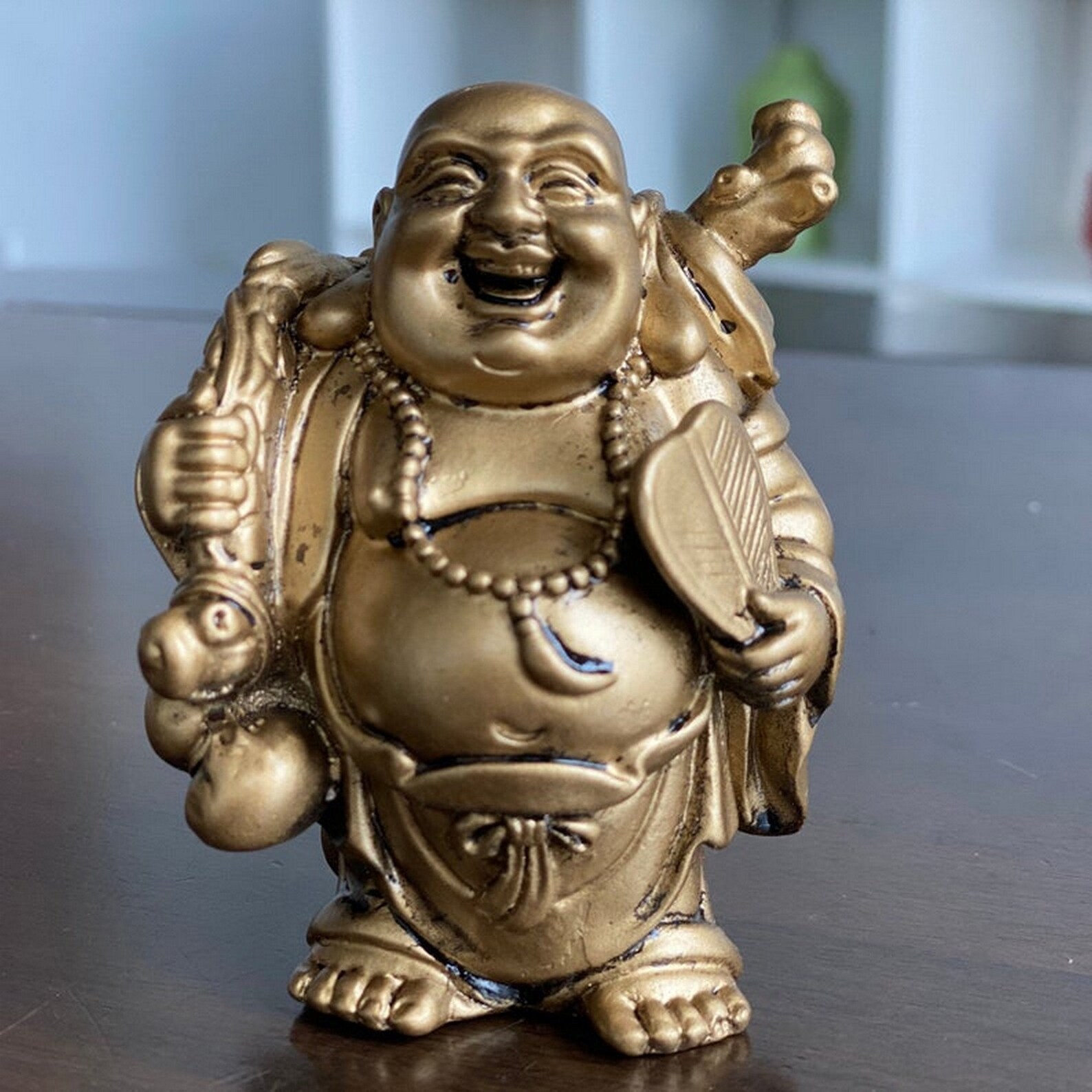 Spiritual Gift Good luck Gift Laughing Lucky Buddha Fat Shape Etsy