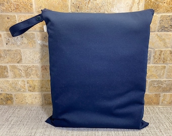 Large waterproof bag, TAXES INCLUDED, wetbag, travel bag, sports bag, transport bag, shoe bag: navy blue