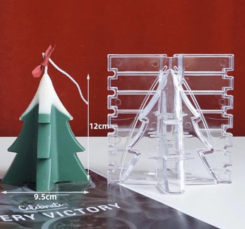 Christmas Tree Candle Mold Christmas Candle Mould Christmas Etsy UK