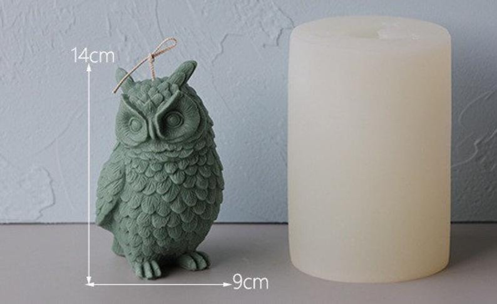 Owl Bird Aroma Candle Mold Animal Candle Mold Plaster Mold Etsy