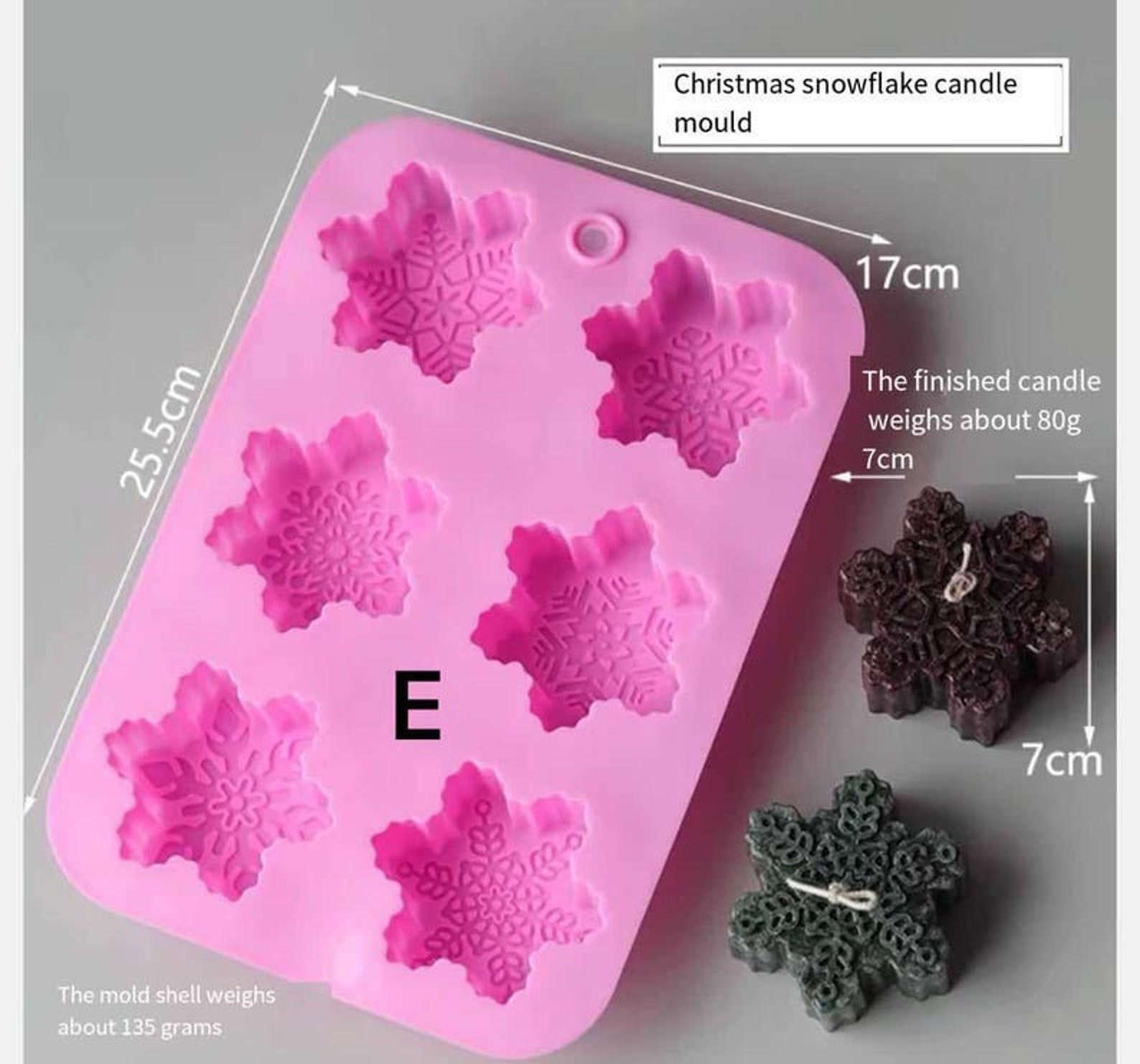 Christmas Candle Mold Christmas Tree Candle Mold Christmas Etsy