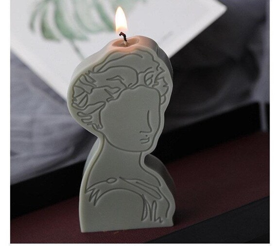 Sculpting & Forming art fat woman body shape aroma candle mold plaster