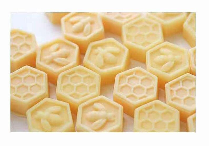Soap Mold Bee Soap Mold Honey Comb Cylinder Shape Etsy