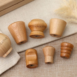 Mini wooden cabinet knobs pulls, tiny knobs for Diy box, custom engraved box knobs, drawer handles, drawer dresser knobs
