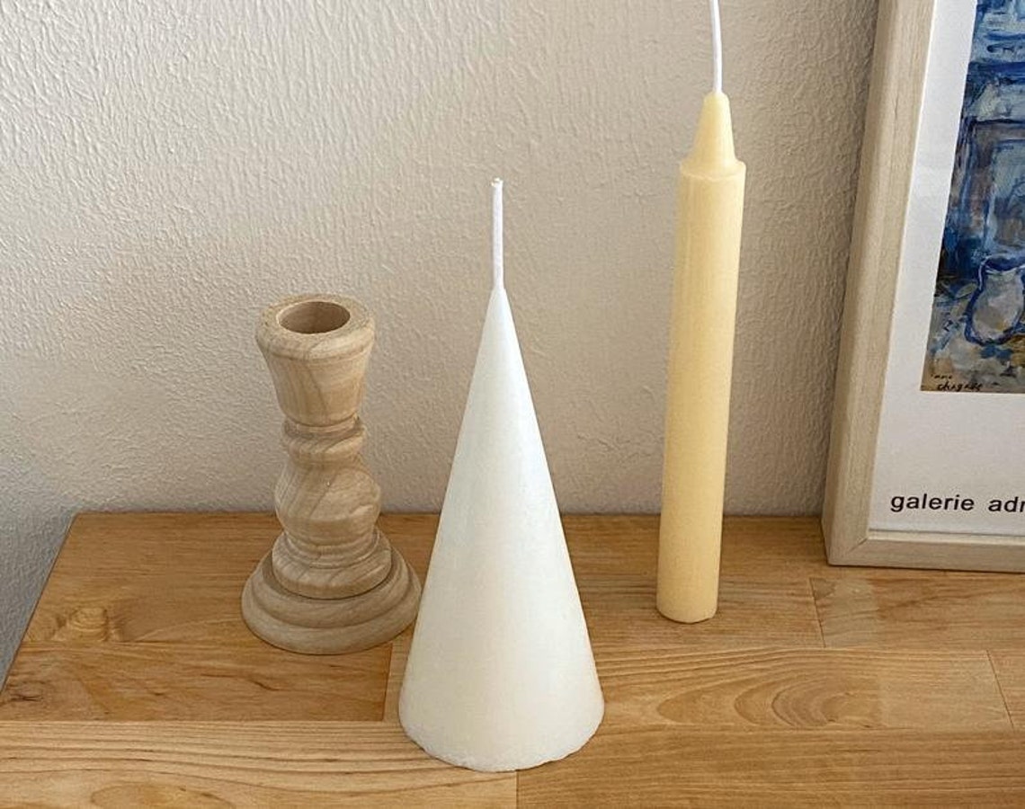 Cone Comicalness Shape Aroma Candle Mold Diy Candle Mold Etsy