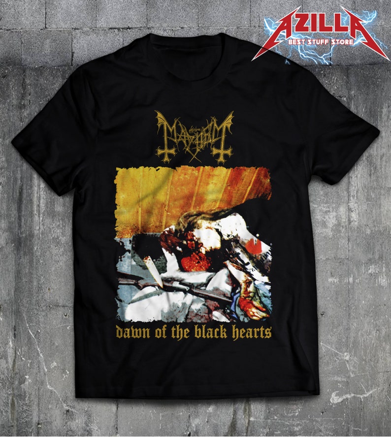 Mayhem Dawn Of The Black Hearts shirt the Firtst Version Etsy