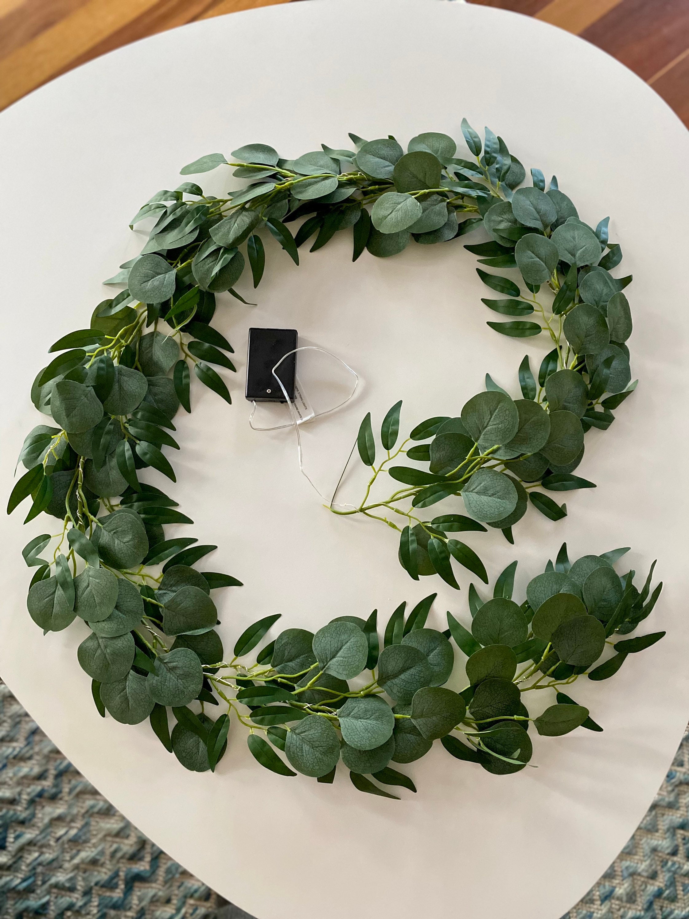 Fairy Lights Leaf Vine Garland 2m Australian Eucalyptus Etsy Australia