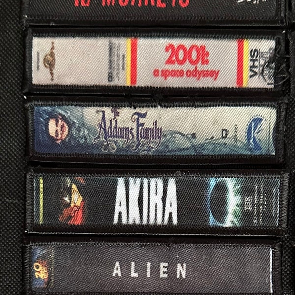 VHS Label Aufnäher # - Dr