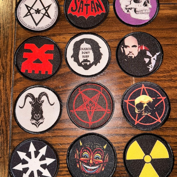 3 inch Round Patches