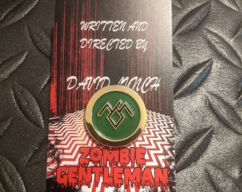 Black Lodge Ring Enamel Pin
