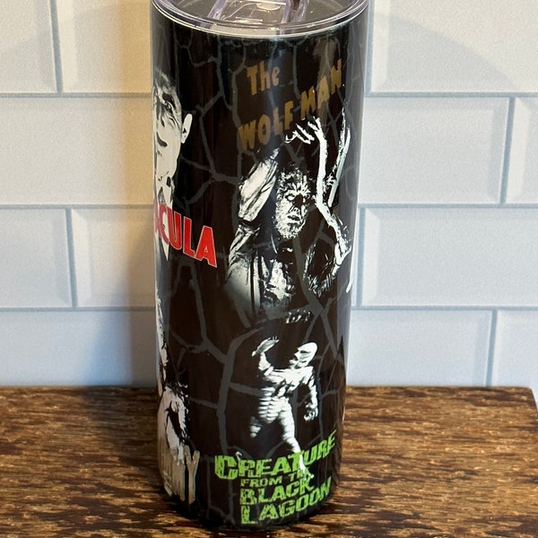 Classic Monsters 20 oz Tumbler