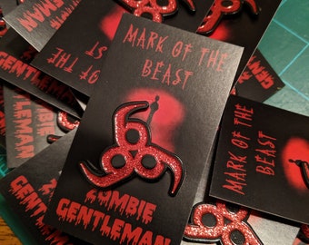 Mark of the Beast Enamel Pin