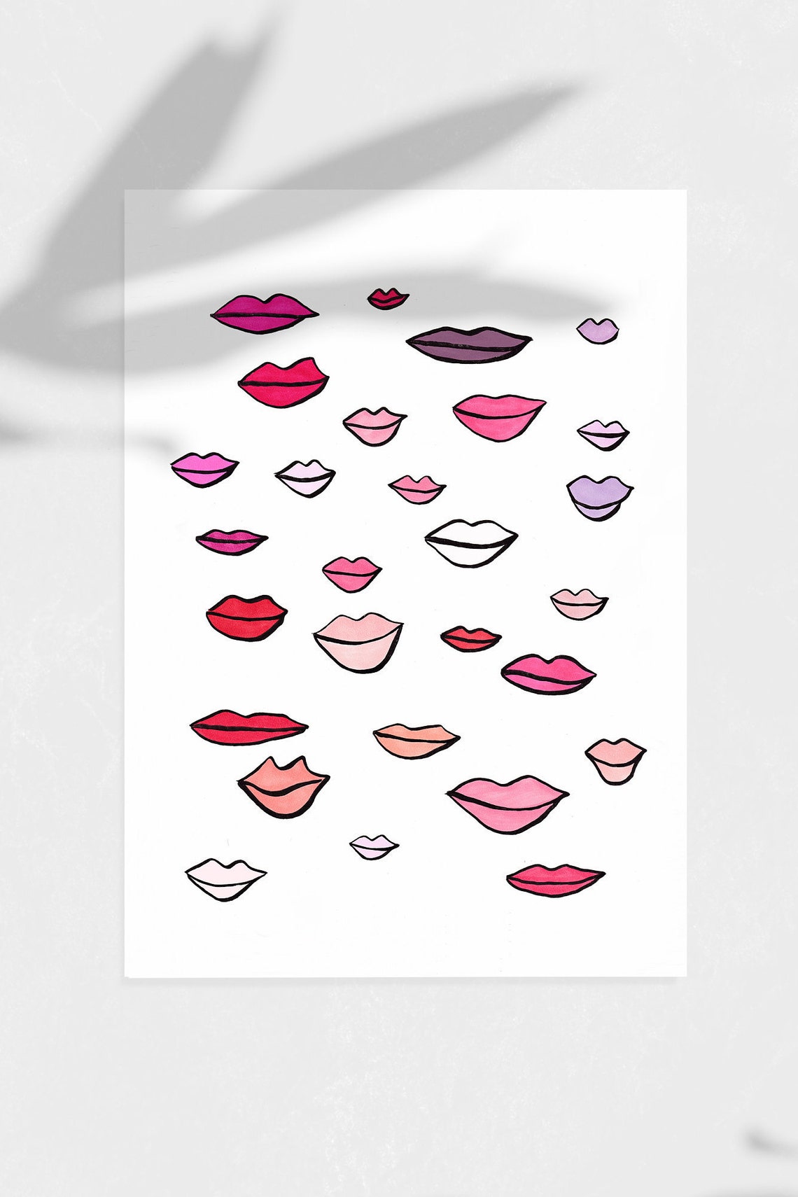 Free Lips Printables Art
