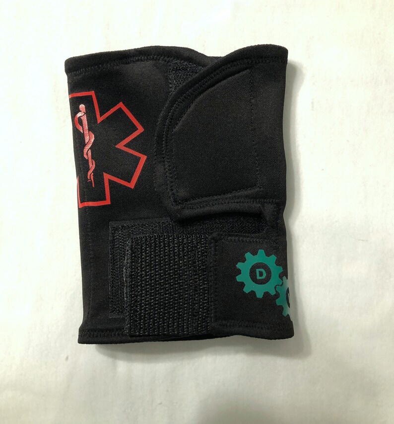 Protective Sleeve Upper Arm Velcro Closure Zippered Pocket Etsy