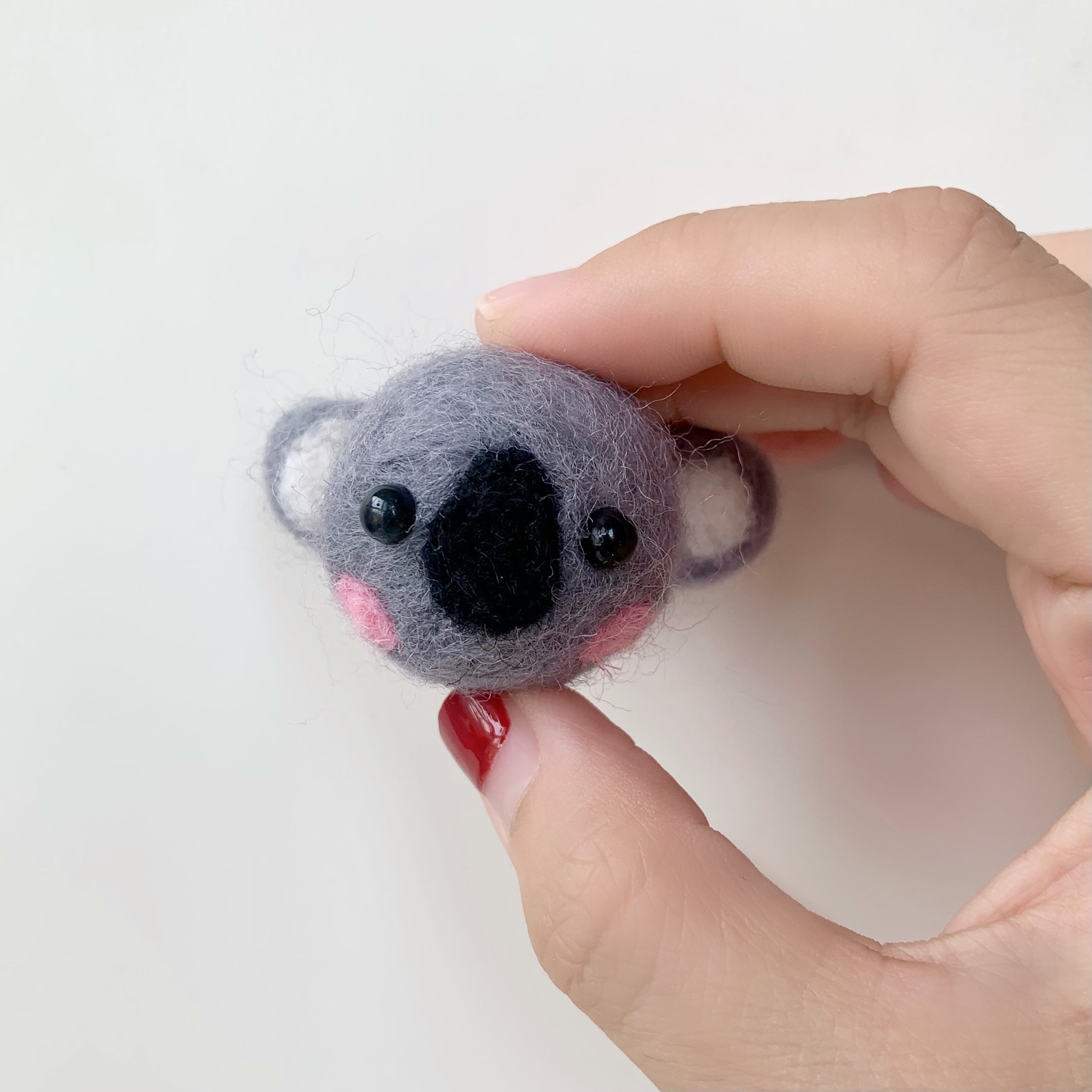 Felted Koala Wool Felt Koala Bear Needle Felted Koala Koala Etsy