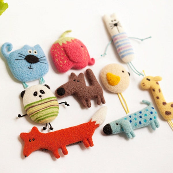 Felt Animal Kits Etsy