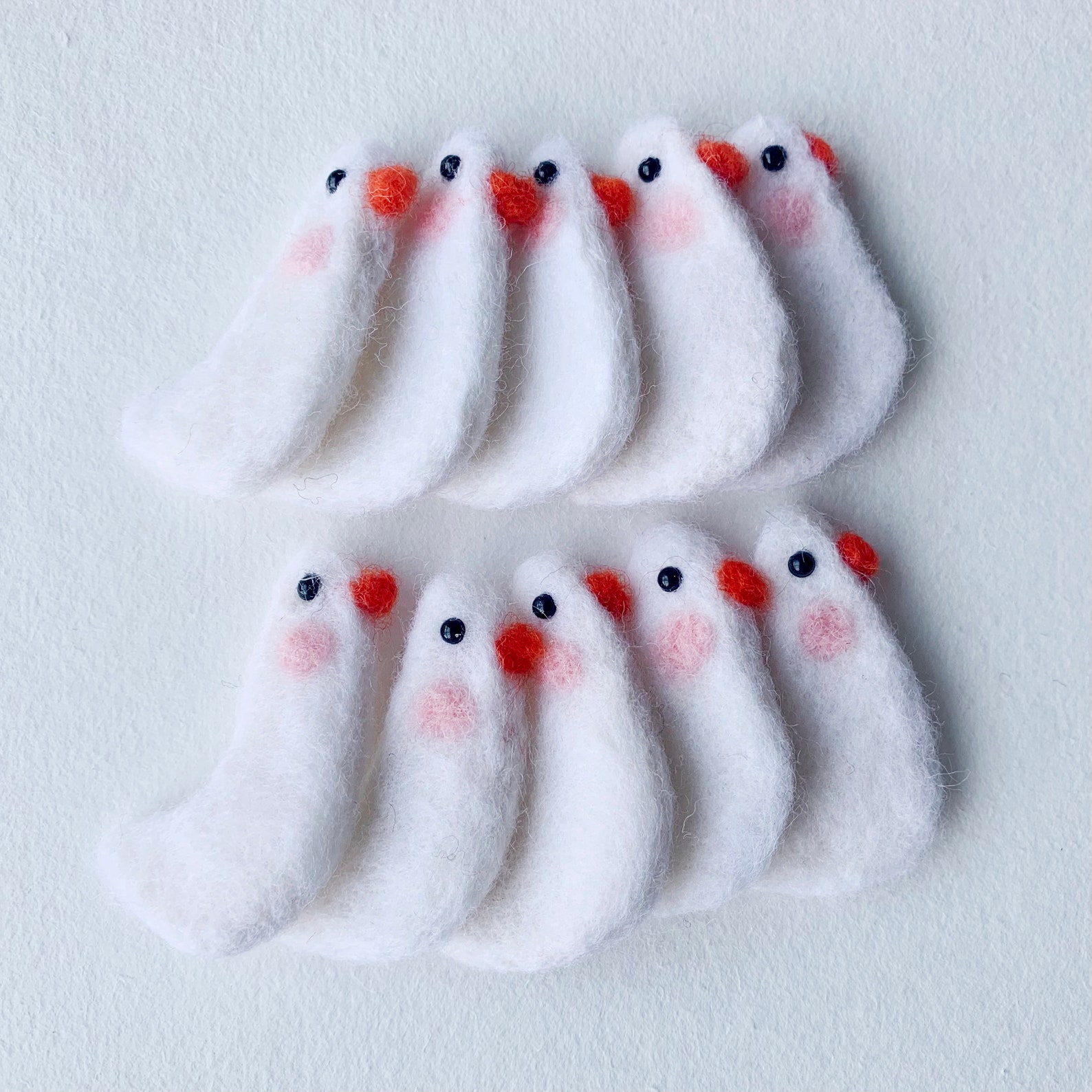 Felted Goose Wool Felt Goose Needle Felted Goose Goose Etsy