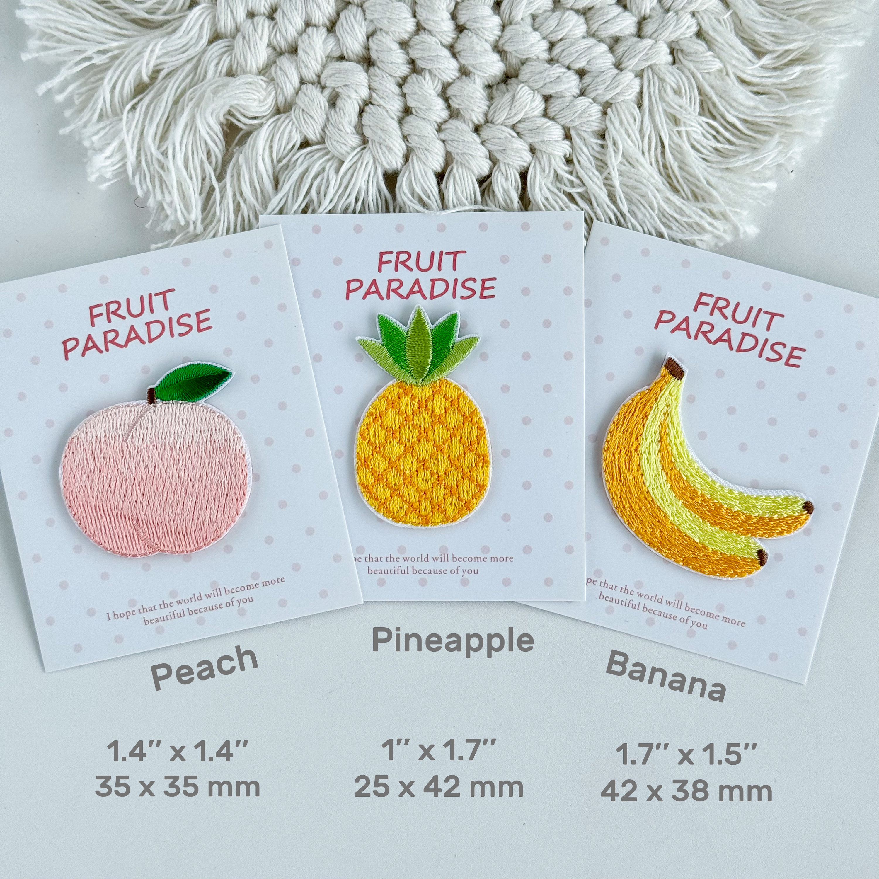 Patch De Broderie De Fruits Patch De Fruits Bricolage Décoration Fer Sur Accessoire Cadeau Mignon Couleur Veste Jean Sac à Dos Vêtements Casquette