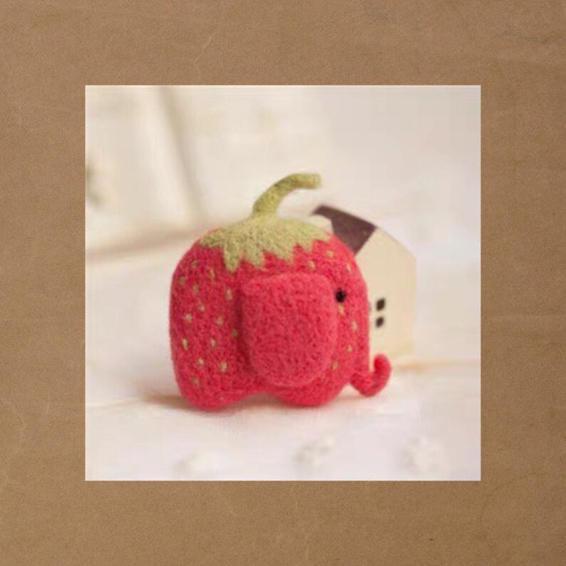 Animal Brooch Felting Kit Needle Felt Kit Wool Felting Kit Etsy