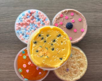 Scented Slime Bundle | 5 Mini 2oz Textures | 2oz Slime Bundle #1