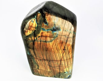 Labradorite forme libre cuivrée Pierre de protection Pierre de guérison et anti-stress Pierre chakra Reiki Eusice