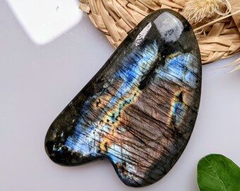 Labradorite bleu-multicolore multicolore 100% naturelle Magnifique rare et unique Pierre de massage Pierre de Guérison Pierre protection