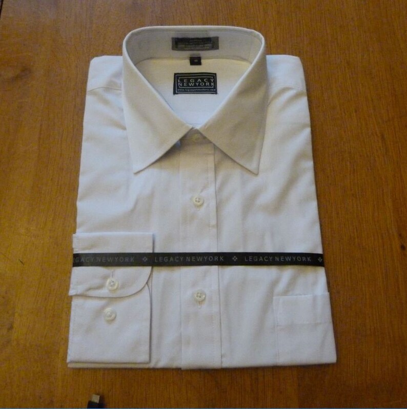 SB 4041-15.5 White Men/'s Shirt Size M