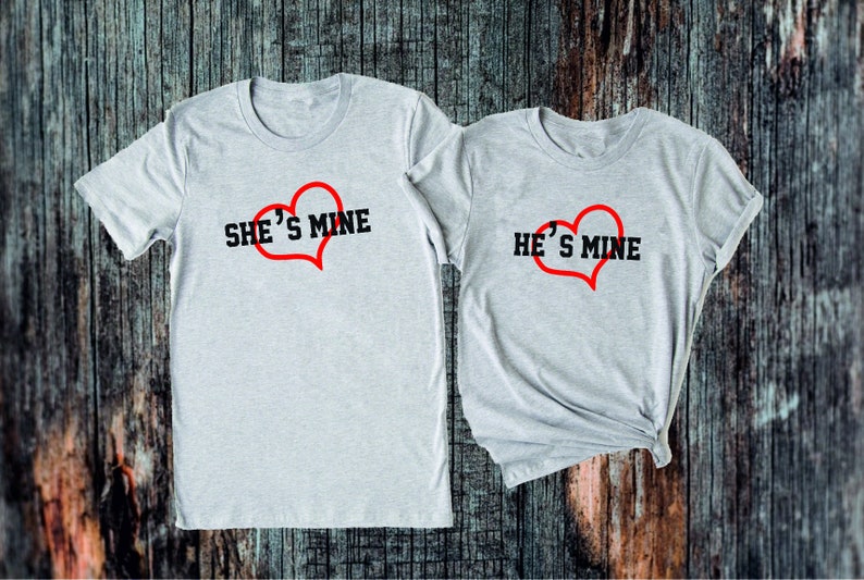 he and she t shirts