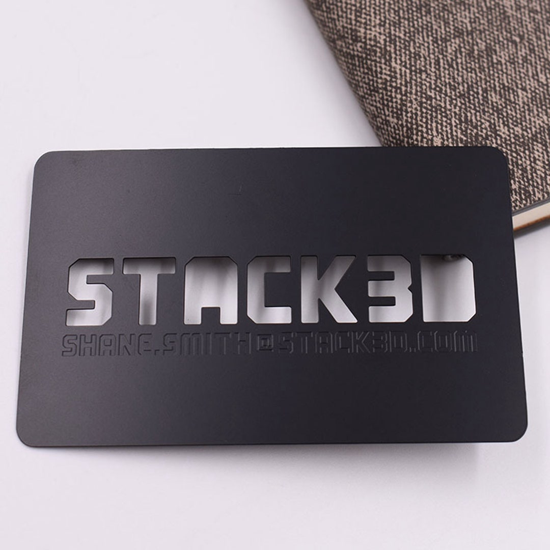 Prime Metal Business Cards High End Name Card Luxury Etsy