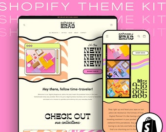 Shopify Theme Kit: Digital Store Design with Canva Templates