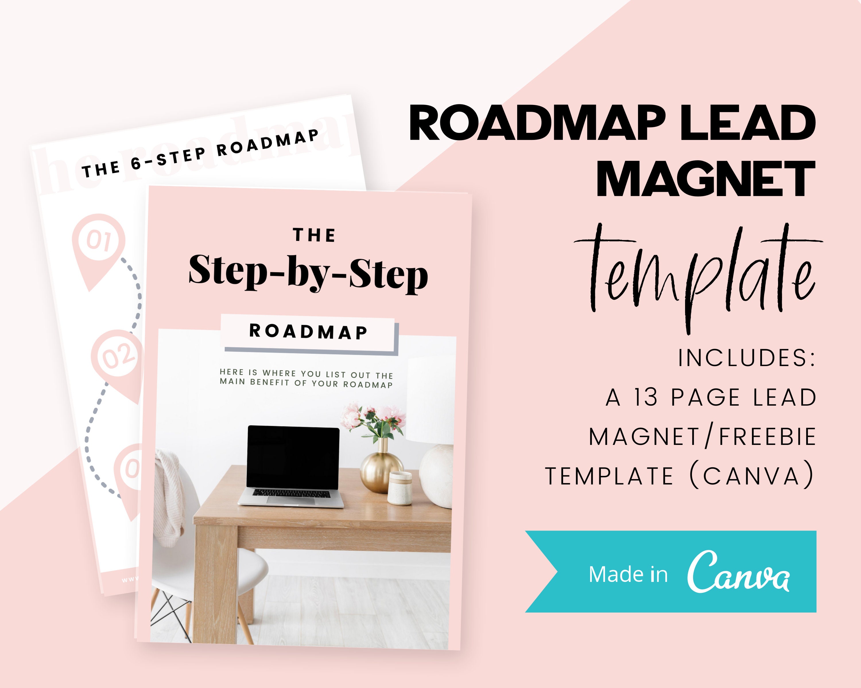 Editable Lead Canva Template for Coaches Course Etsy